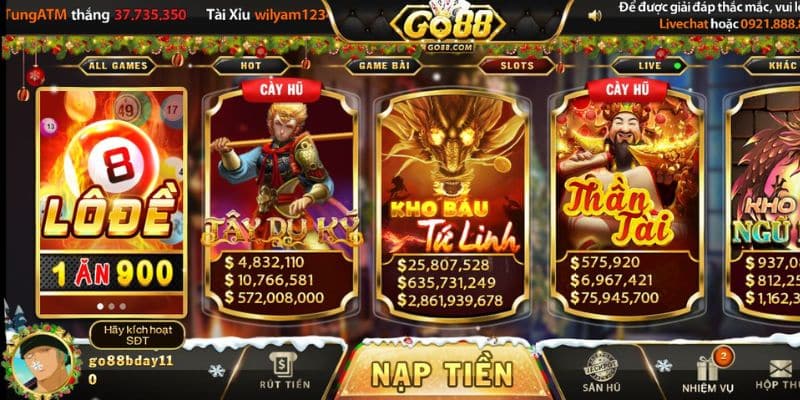 Giới thiệu game kho báu tứ linh Go88 cực hot